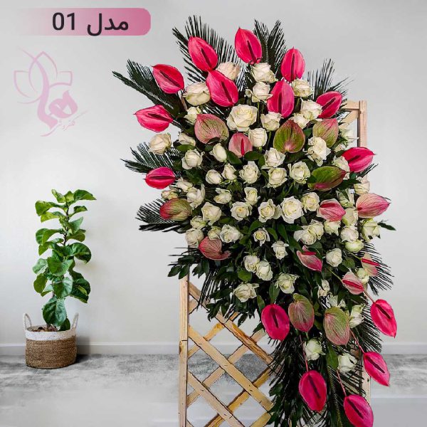 تاج گل شیک برای نمایشگاه - خرید تاج گل برای نمایشگاه بین المللی از بازار محلاتی